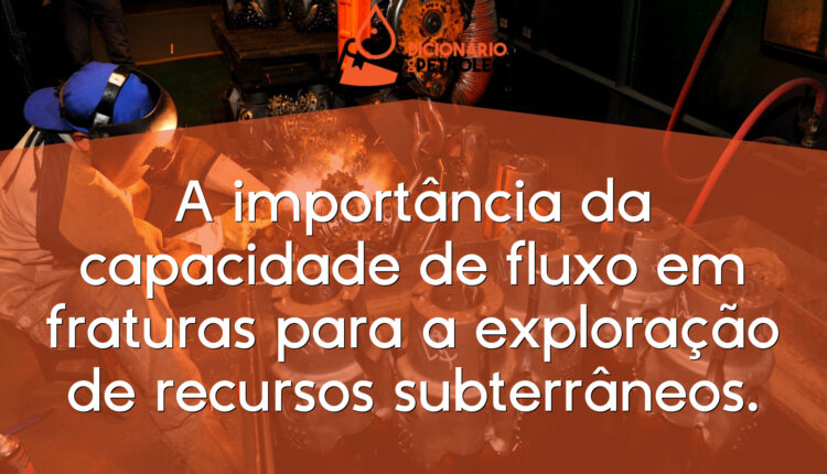 A importância da capacidade de fluxo em fraturas para a exploração de recursos subterrâneos.