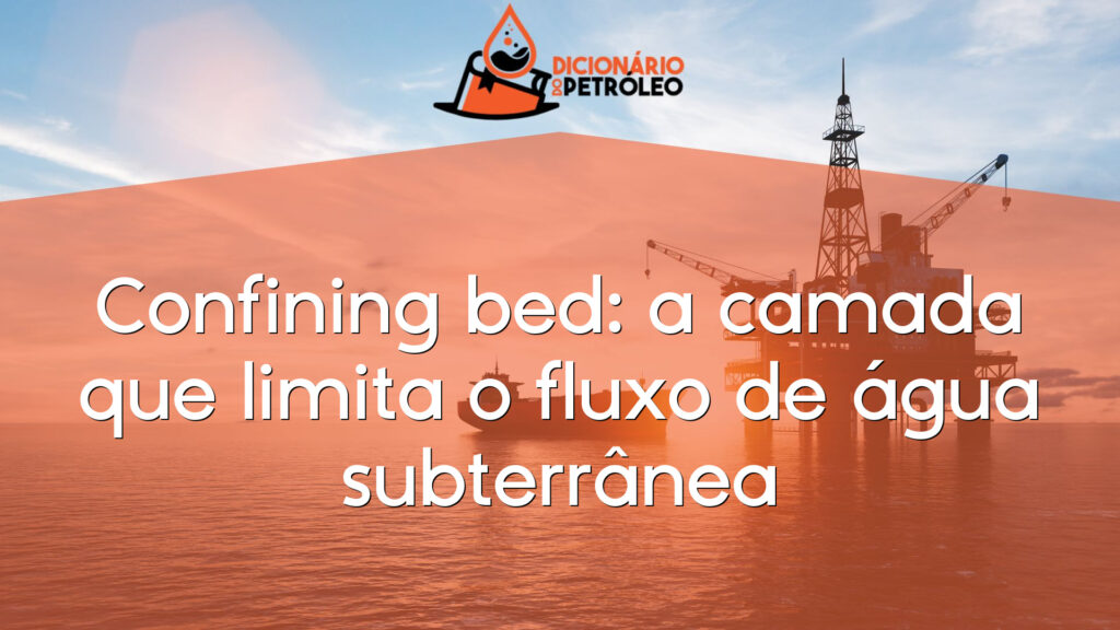 Confining bed: a camada que limita o fluxo de água subterrânea