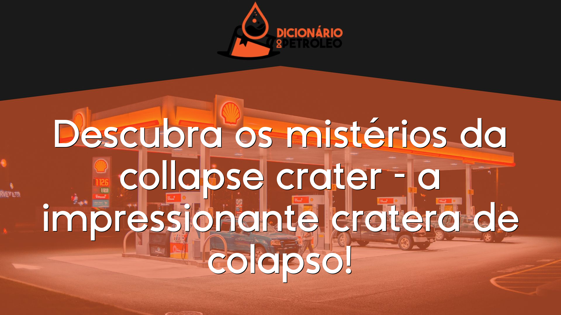 Descubra os mistérios da collapse crater - a impressionante cratera de ...