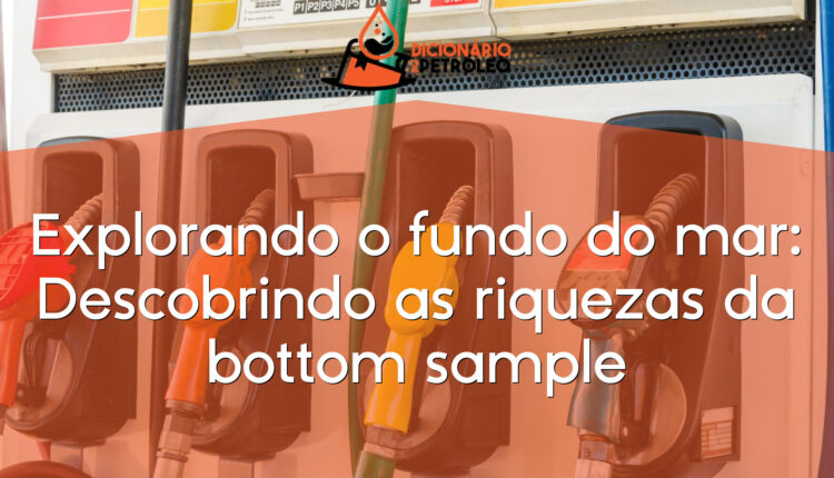 Explorando o fundo do mar: Descobrindo as riquezas da bottom sample