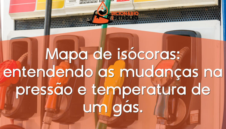 Mapa de isócoras: entendendo as mudanças na pressão e temperatura de um gás.