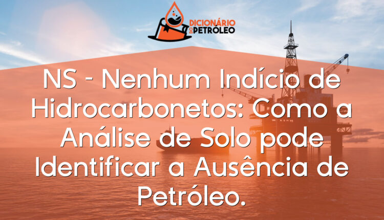 NS – Nenhum Indício de Hidrocarbonetos: Como a Análise de Solo pode Identificar a Ausência de Petróleo.