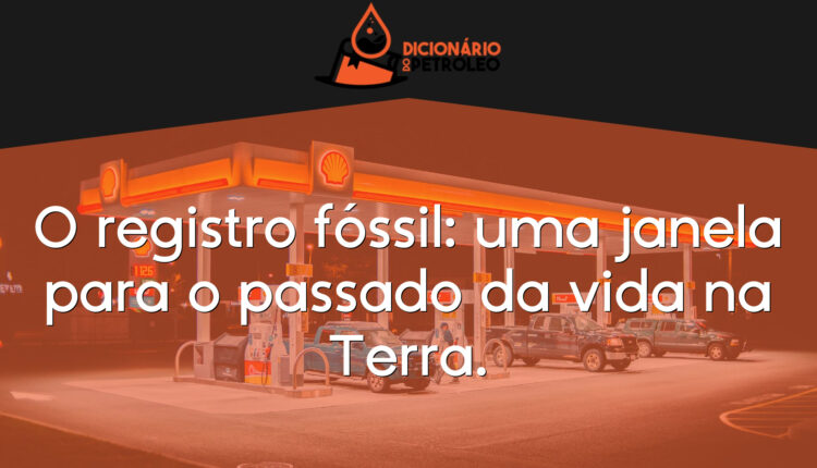 O registro fóssil: uma janela para o passado da vida na Terra.