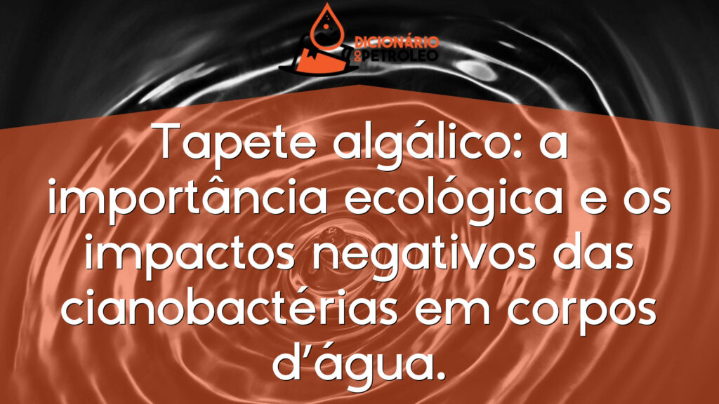 Tapete algálico: a importância ecológica e os impactos negativos das cianobactérias em corpos d’água.
